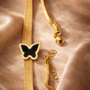 Elegant Butterfly Gold Bracelet – Premium Stainless Steel